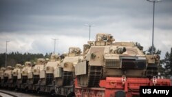 Архівне фото: Танки M1A1 Abrams в Німеччині, березень 2023 року