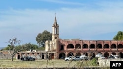 View of the ranch where 12 people were killed in an attack in Salvatierra, Guanajuato State, Mexico, Dec. 17, 2023.