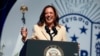 Vice President Kamala Harris speaks during the Zeta Phi Beta Sorority, Inc.'s Grand Boulé, in Indianapolis, July 24, 2024.