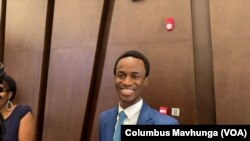 Owen Mavengere with the Institute of Chartered Accountants of Zimbabwe in Mount Hampden, Zimbabwe, on April 22, 2024.