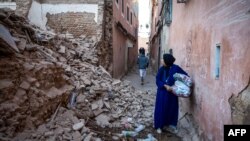 Ruševine u Marakešu posle zemmljotresa (Foto: FADEL SENNA / AFP)
