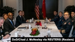 Архивска фотографија од последната средба во Сингапур. 