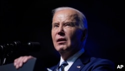 FILE - US President Joe Biden speaks April 25, 2024, in Syracuse, NY.