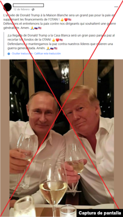 Captura de desinformación.