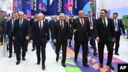 MDH rahbarlari Qozonda "Kelajak o'yinlari"ning ochilish marosimida, 21-fevral, 2024.
