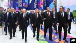 Markaziy Osiyo va Rossiya rahbarlari Qozon shahridagi yarmarkada, 21-fevral, 2024 