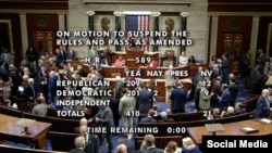 تصویب قانون مهسا در مجلس نمایندگان آمریکا