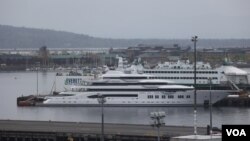 Луксузната јахта долга над 100 метри, познат како „Амадеа“ моментално е во сопственост на американската влада