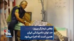 بغض تیمارگر پیروز: حد توان دامپزشکی ایران همین است که اجرا می‌شود
