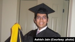 Ashish Jain on graduation day from Georgia Tech, December 2008, Atlanta, Georgia.