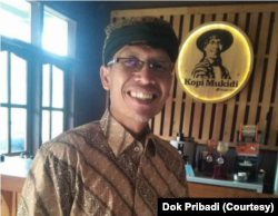 Mukidi, petani kopi di Temanggung, Jawa Tengah. (Foto: Dok Pribadi)