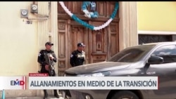 Guatemala: Allanamientos en plena transición de gobierno