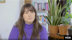 Gözde Böcü researches transnational repression for the organization Citizen Lab. (Jonathan Spier/VOA)