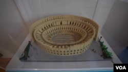 A Colosseum model at "The Brick City" exhibition, National Building Museum, Washington, DC