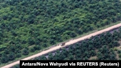 FILE - Perkebunan kelapa sawit di Kabupaten Musi Banyuasin, Sumatra Selatan, 2 Agustus 2016. (Antara/Nova Wahyudi via REUTERS)