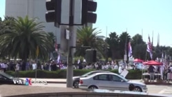 Người Mỹ gốc Do Thái tuần hành ủng hộ Israel ở Los Angeles