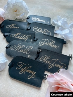 Karya Nathania Dianda, seniman kaligrafi di Washington, D.C. (dok: Nathania Dianda)