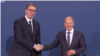 Susret nemačkog kancelara Olafa Šolca i predsednika Srbije Aleksandra Vučića u Berlinu 4. maja 2022. godine 