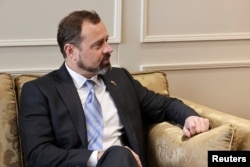 FILE - U.S. Special Envoy to Sudan Tom Perriello is pictured during a discussion at the Egyptian Ministry of Foreign Affairs in Cairo, March 18, 2024.