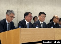 香港政务司司长陈国基担任中国代表团副团长，联同香港特区政府官员以中国代表团成员身分出席会议 (照片来源: 香港政府网站)