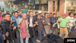 ঢাকায় নির্বাচনের প্রতিবাদে বিরোধী দল, বিএনপি'র মিছিল, ৭ জানুয়ারি ২০২৪।