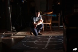 Sutradara David Gordon Green di lokasi syuting "The Exorcist: Believer" (dok: Eli Joshua Adé/Universal Pictures via AP)