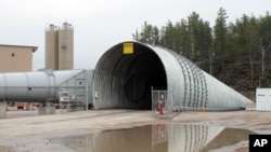 FILE - This May 8, 2014, photo shows the portal to the Eagle Mine in western Marquette County, Michigan.