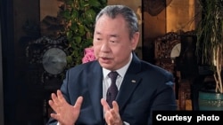 驻美国台北经济文化代表处代表俞大㵢在华盛顿双橡园接受美联社专访。(2024年1月18日，台湾驻美代表处提供）