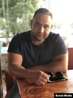 This photo, circulated on social media, shows Yunus Emre Gocer, a 38-year-old motorcycle courier who died of his injuries after being hit by a car driven by the son of Somalia's president, Mohammed Hassan Sheikh Mohamud, on a highway in Istanbul.