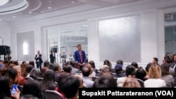 นายเศรษฐา ทวีสิน นายกรัฐมนตรี พบชุมชนไทยในสหรัฐฯที่ซานฟรานซิสโก