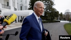 FILE - U.S. President Joe Biden departs the White House for North Carolina, in Washington, Jan. 18, 2024. 