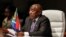 Le président sud-africain Cyril Ramaphosa.