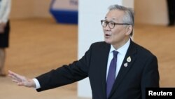 FILE - Thailand's Foreign Minister Don Pramudwinai attends the Asia-Pacific Economic Cooperation summit in Bangkok, Nov. 19, 2022. Thailand's caretaker government hosted the foreign minister of Myanmar's ruling junta at informal regional peace talks in Pattaya, June 18, 2023.