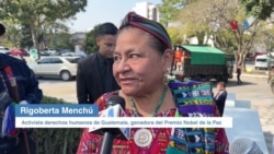 Rigoberta Menchú: “Esto es un proceso histórico”