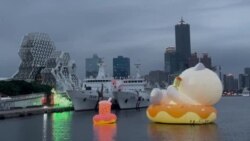 Taiwan Sculpture Warrior Faces Red Monster
