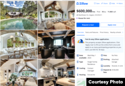 The 1,027-square-meter (11,054-square-foot) home includes seven bedrooms and 10 bathrooms and features a swimming pool, sauna, whirlpool spa, home cinema and billiard room. (Zillow)