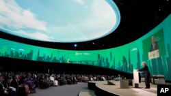 United Nations Secretary-General Antonio Guterres speaks during a session at the COP28 U.N. Climate Summit, in Dubai, United Arab Emirates, Dec. 1, 2023.