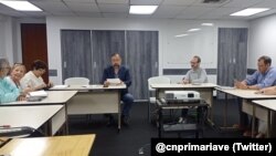 Miembros de la Comisión Nacional de Primaria sostienen reunión para tramitar renuncia de una de sus integrantes.