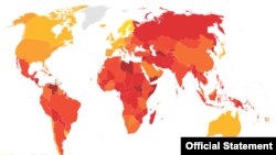 Северна Македонија, според ова истражување на Транспаренси Интернешнл, сега се наоѓа на 88 место што претставува назадување за 12 позиции во однос на 2023-та