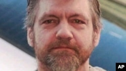 FILE - This June 21, 1996, photo shows Theodore "Ted" Kaczynski.