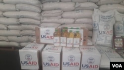 Sumbangan bahan pangan dari USAID untuk Program Pangan Dunia PBB (WFP) (foto: ilustrasi). 