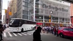 Preparan en Nueva York albergues en hangares con carpas y quizás en cruceros para migrantes