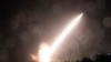 In this photo provided by South Korea Defense Ministry, an Army Tactical Missile System or ATACMS, missile is fired during a joint military drill between U.S. and South Korea at an undisclosed location in South Korea, Oct. 5, 2022. 
