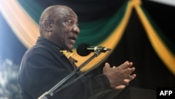 Le président sud-africain Cyril Ramaphosa.