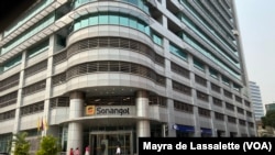 Edifício da sede da Sonangol em Luanda.