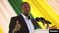 Kenya's President-elect William Ruto addresses a news conference at his official residence in Karen district of Nairobi, Kenya, Aug. 17, 2022.