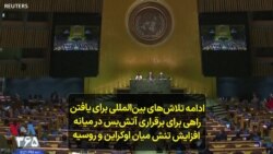 ادامه تلاش‌های بین‌المللی برای یافتن راهی برای برقراری آتش‌بس در میانه افزایش تنش‌ میان اوکراین و روسیه