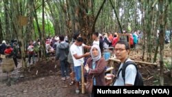 Singgih Susilo Kartono, penggagas Pasar Papringan. (VOA/Nurhadi Sucahyo)