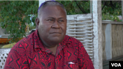 所罗门群岛中部省省秘书西亚尔。（视频截图）