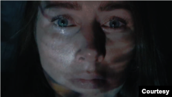 Tetyana Kharko, sister of Serhiy Volynski, acting commander of the 36th Marine Brigade, whose members joined the Azov Regiment at Azovstal, Mariupol, Ukraine. (The Association of Azovstal Defenders’ Families)